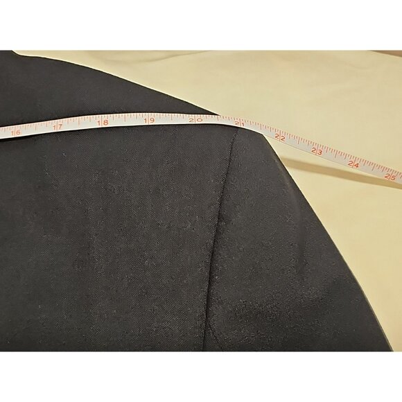 Neil Allyn Tuxedo Jacket Men 42R Black Wool Dinner Suit Coat Satin Lapel Formal - Picture 7 of 11